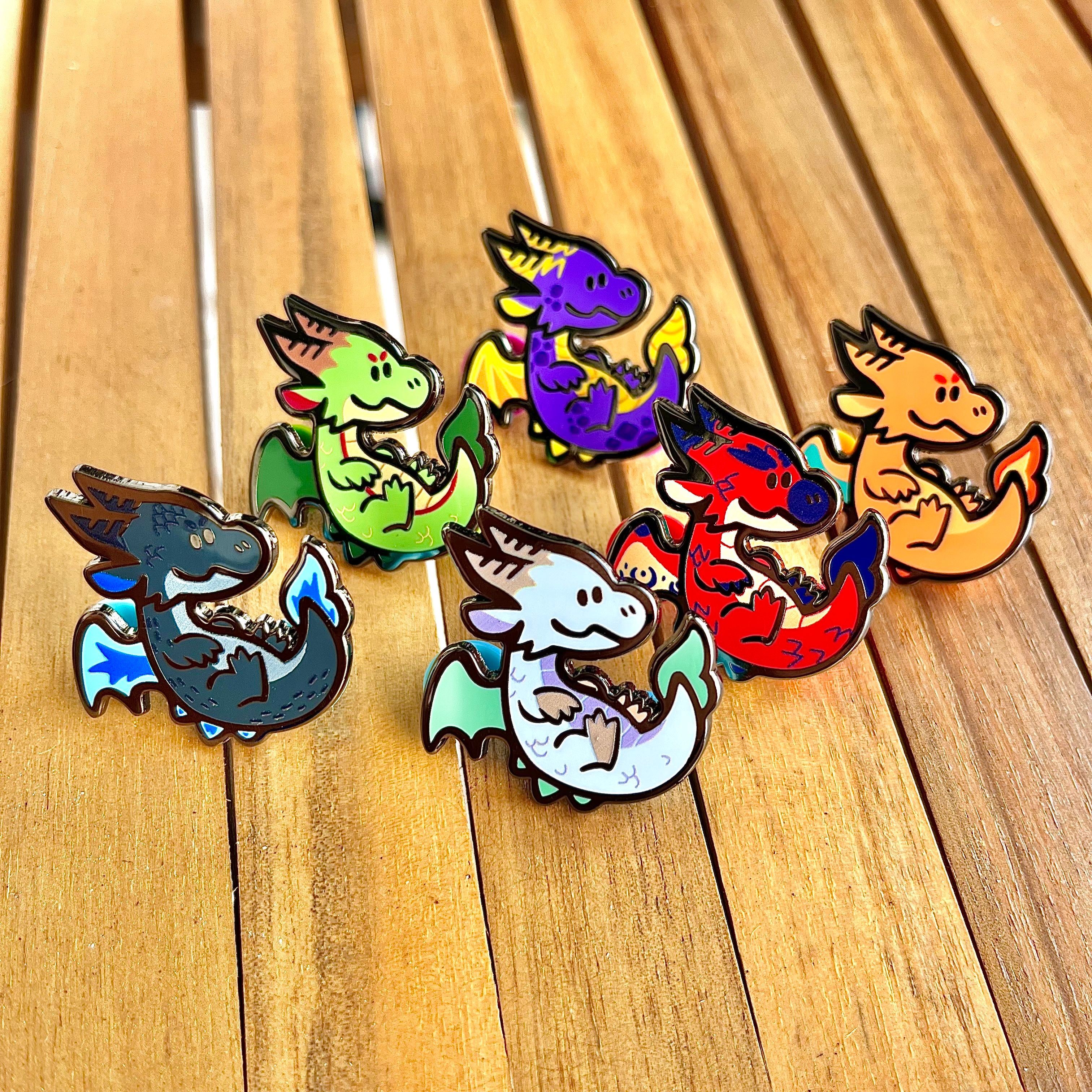 Cosplaying Bookwyrms Mystery Enamel Pins