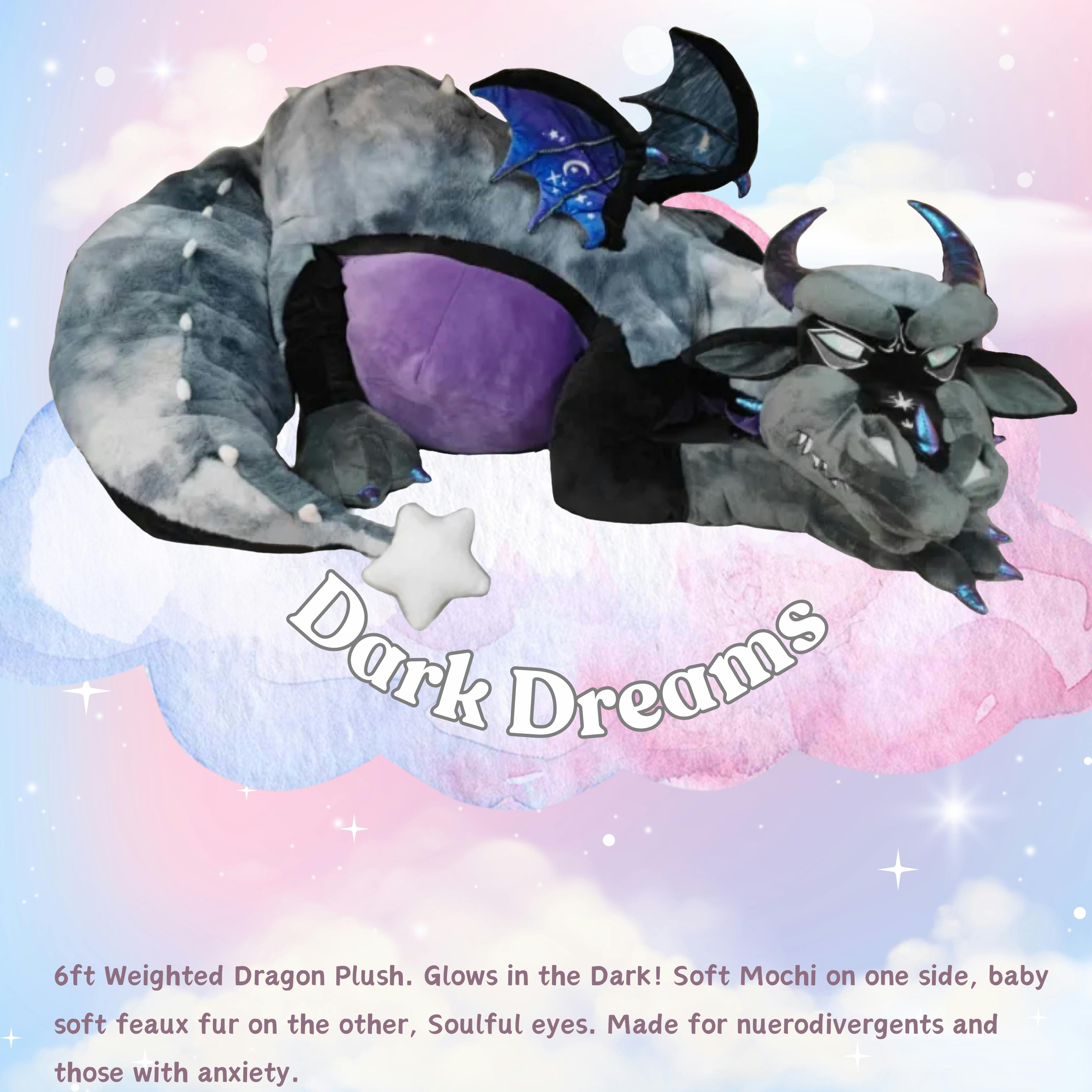 Dark Dreams 6ft Dream Keep Dragon Plush (Un-Stuffed)