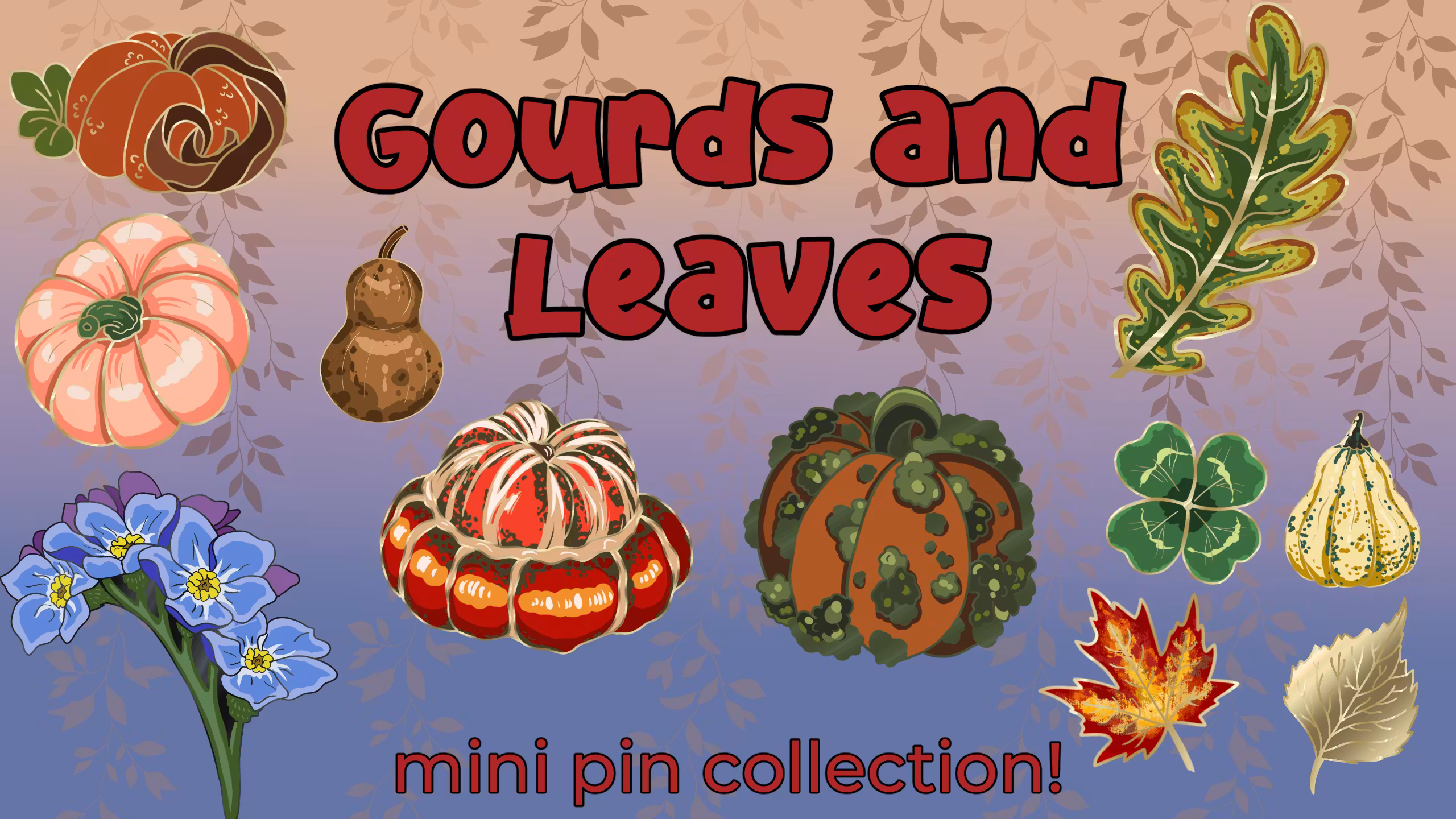 Gourds and leaves