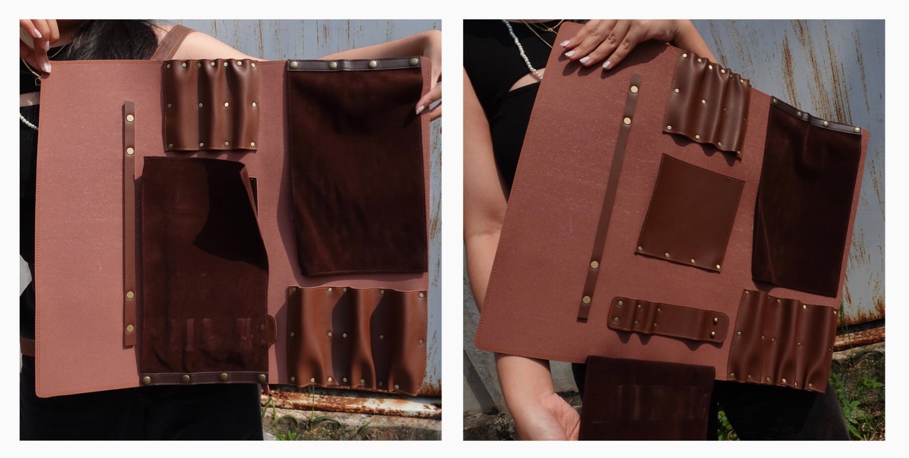 The Jones's bag for collecting knives