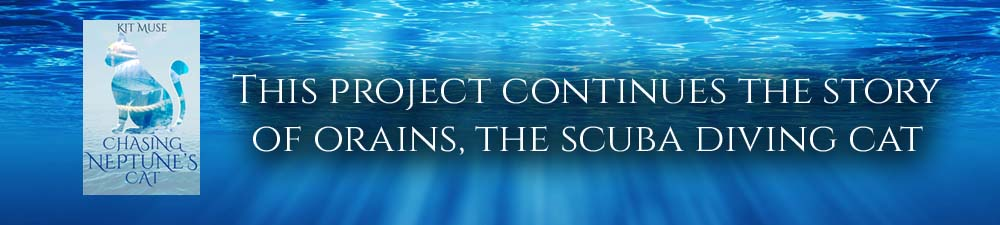 This project continues the story of Orains, the scuba diving cat.