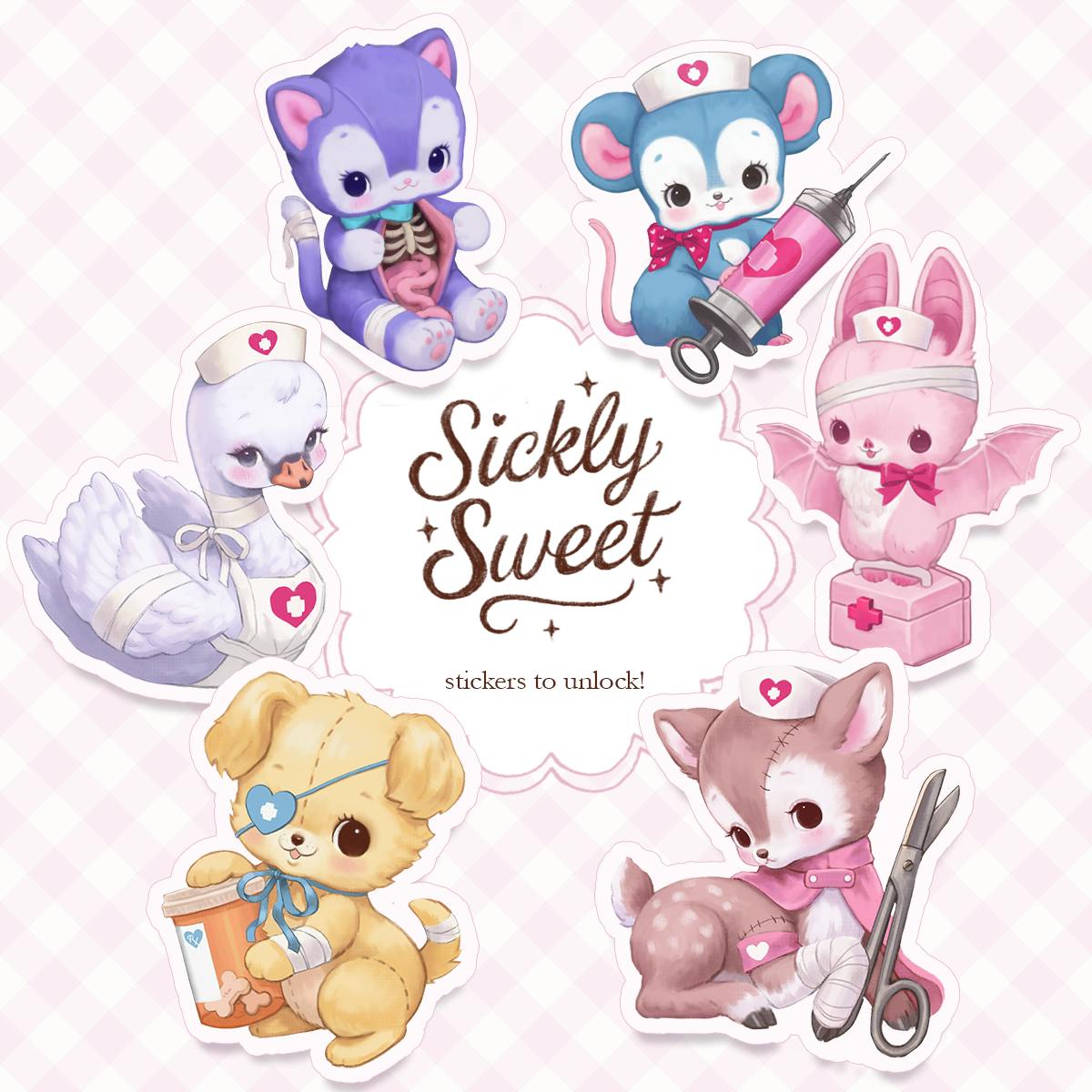 3" Vinyl Sticker ₊˚⊹♡