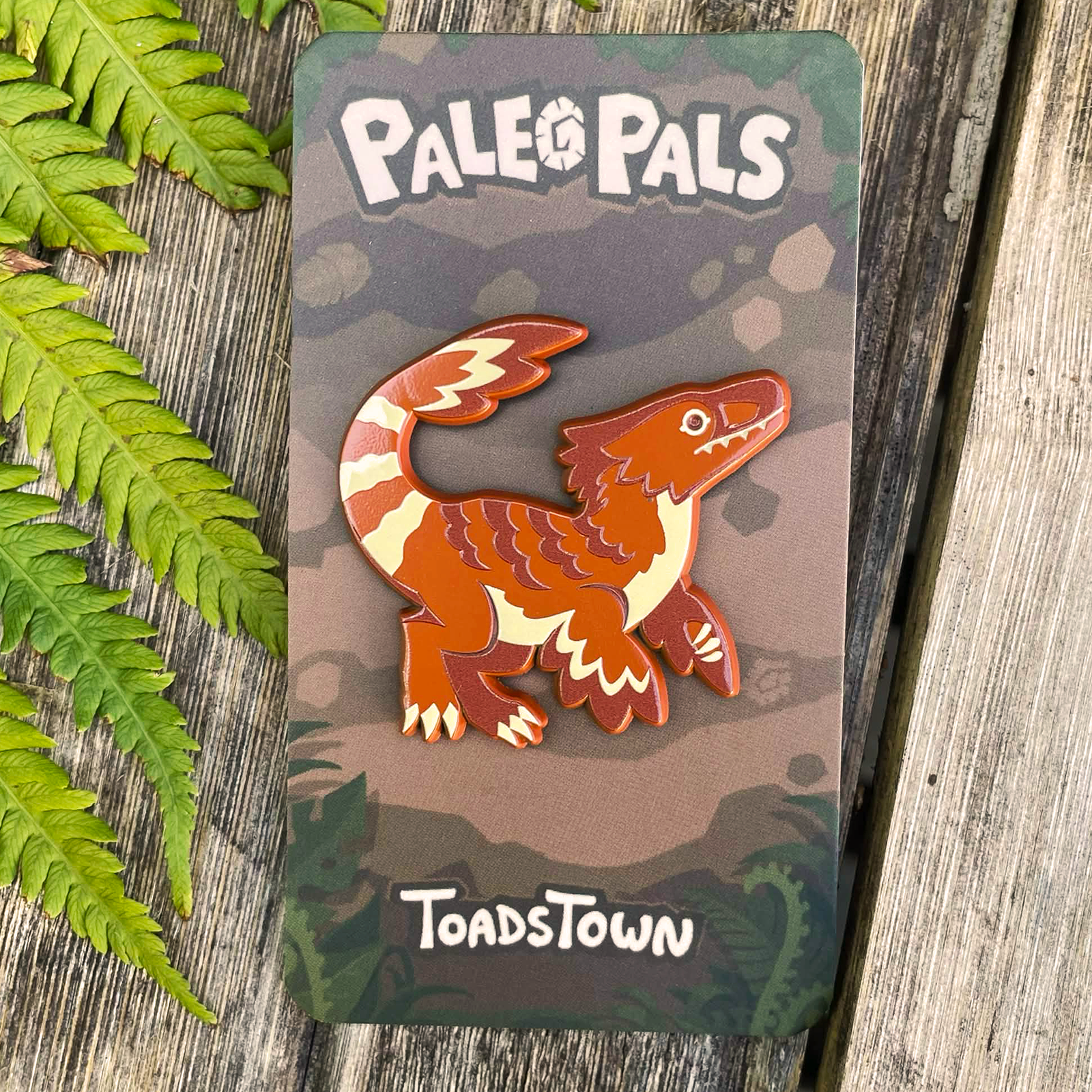 Eoraptor Dyed Enamel Pin