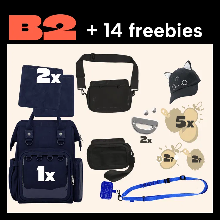 #B2🔥 3 ITA Trio Black Organiser Set (ebird)
