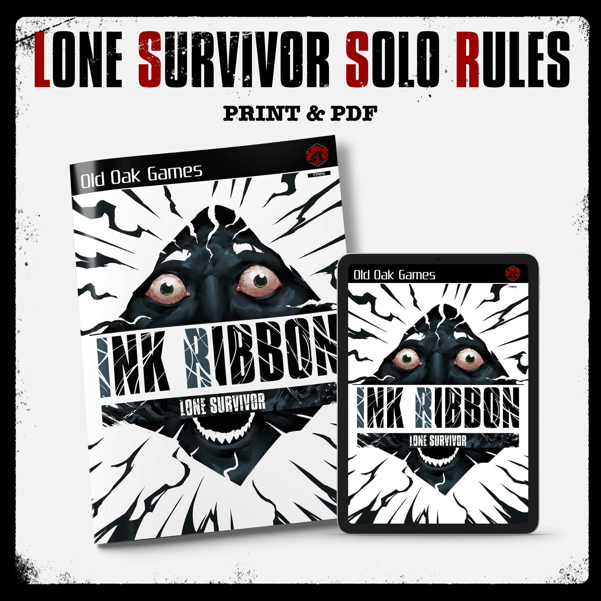 Lone Survivor Solo Rules (Print + PDF)