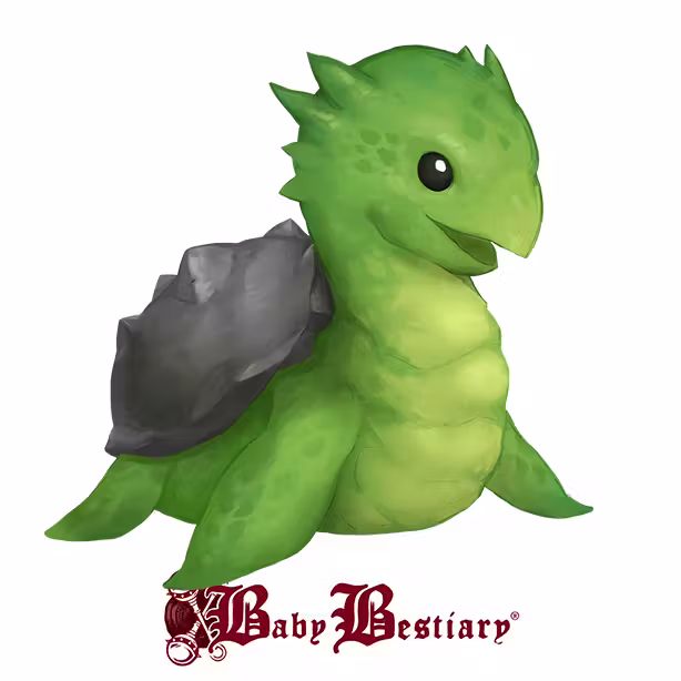 Baby Bestiary: Dragon Turtlette Plush