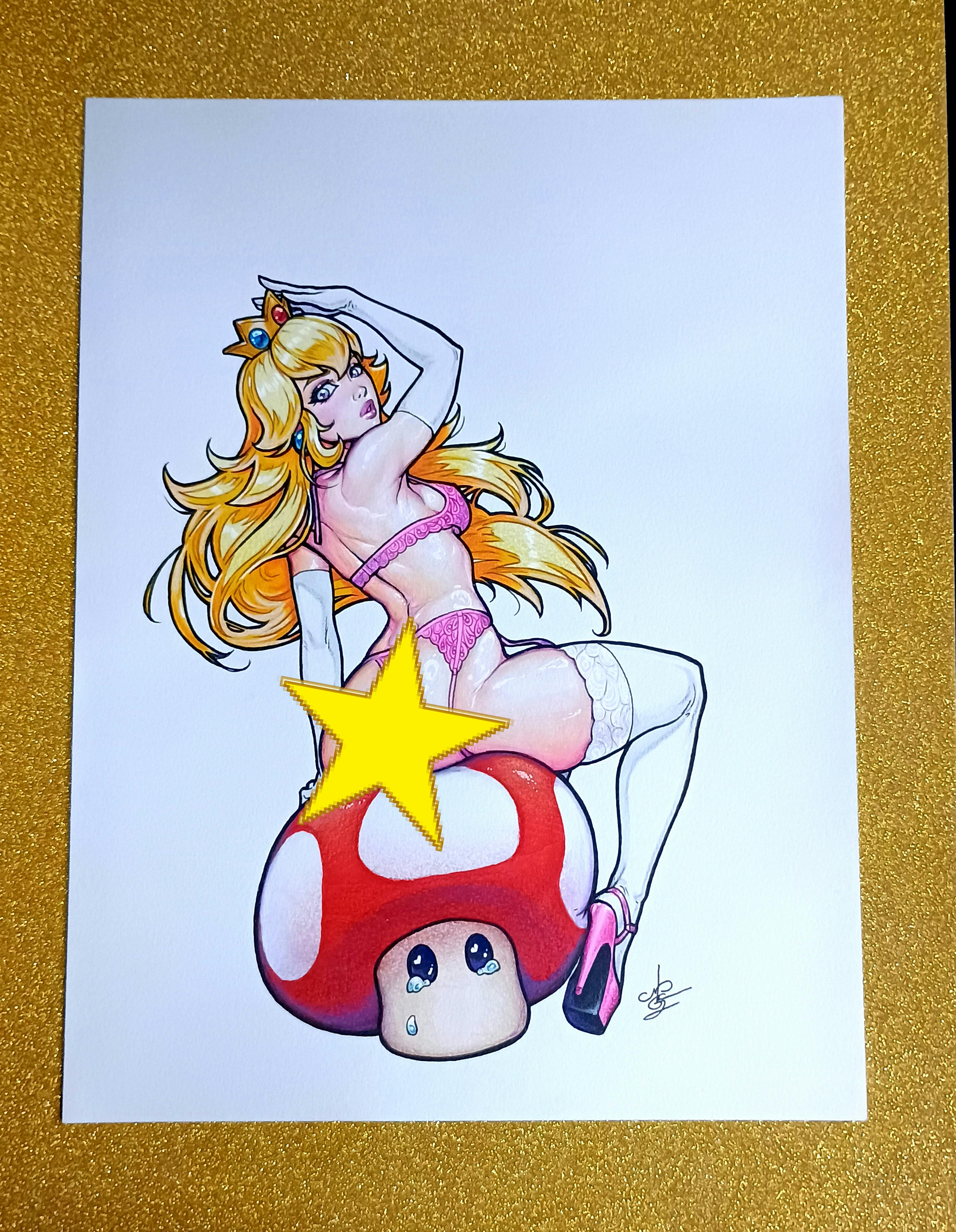 Princess Peach Original Artwork