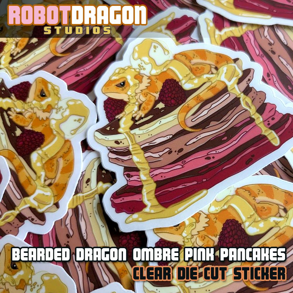 Bearded Dragon Pancake Sticker