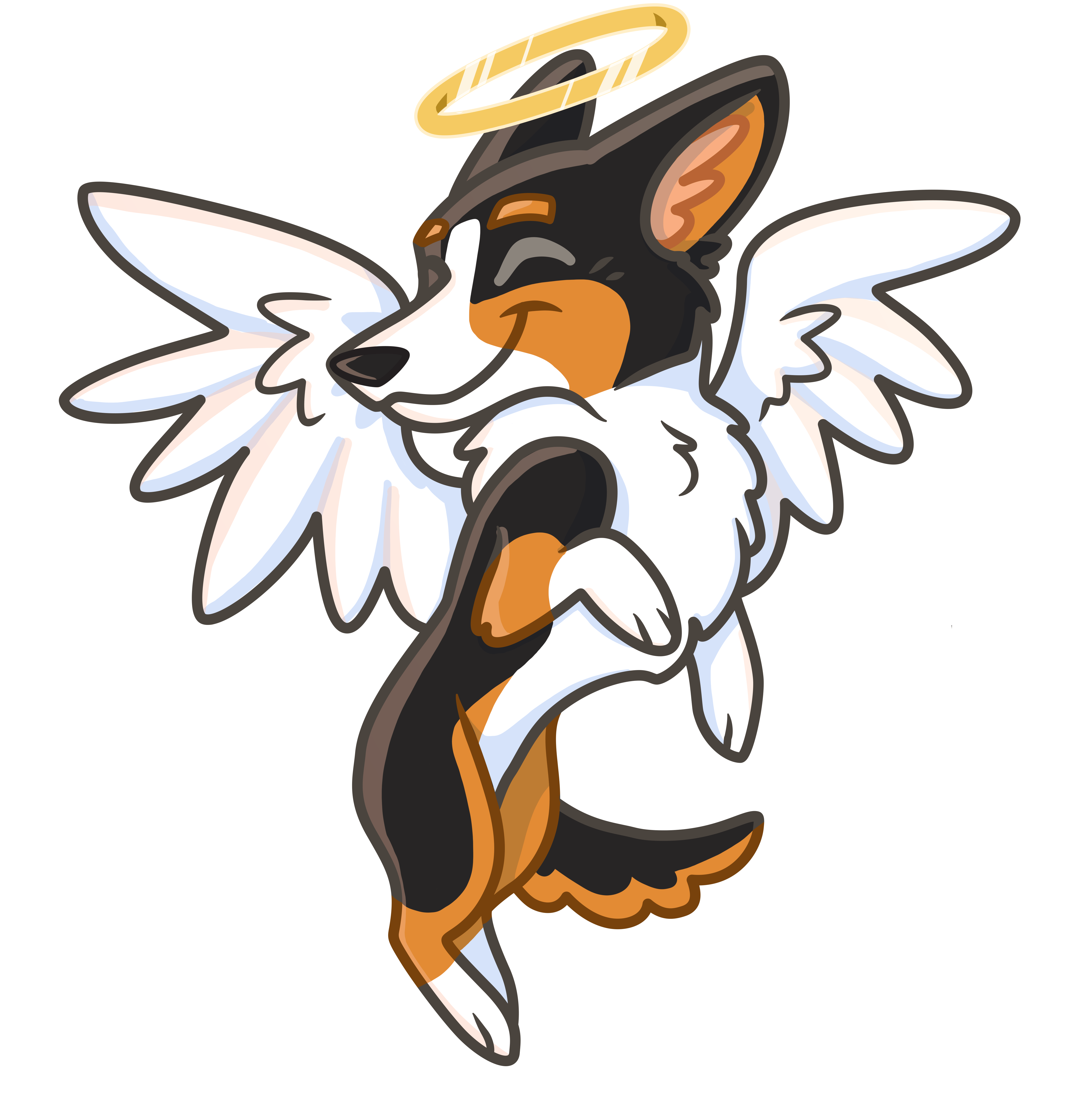 Murphy Angel Sticker