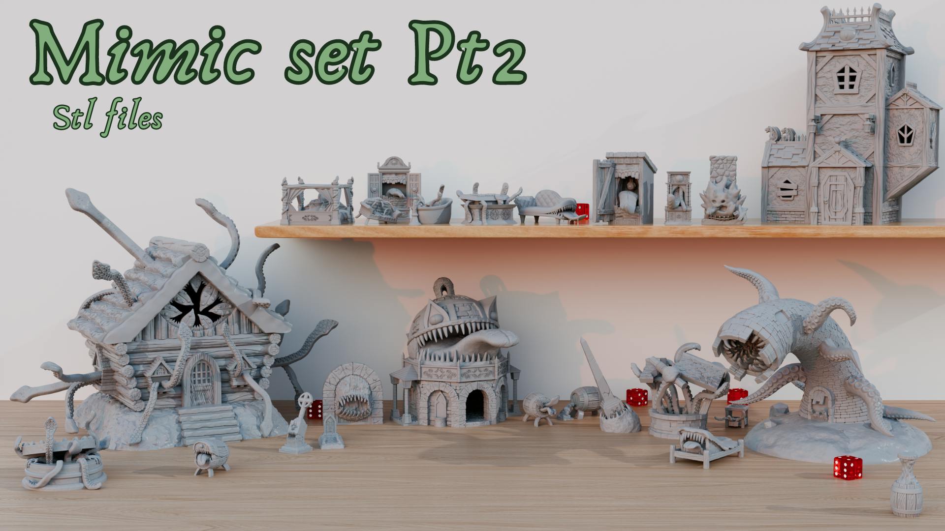 Mimic Set Pt 2-Stl Files