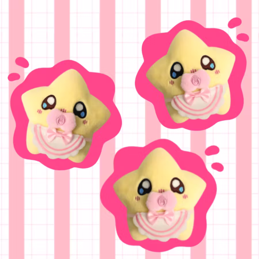 3 Baby Star Plushies