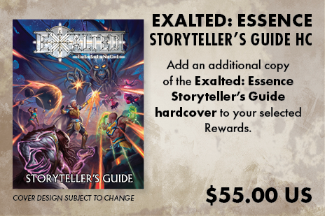 + Exalted: Essence Storyteller's Guide hardcover book (Additional Copy)