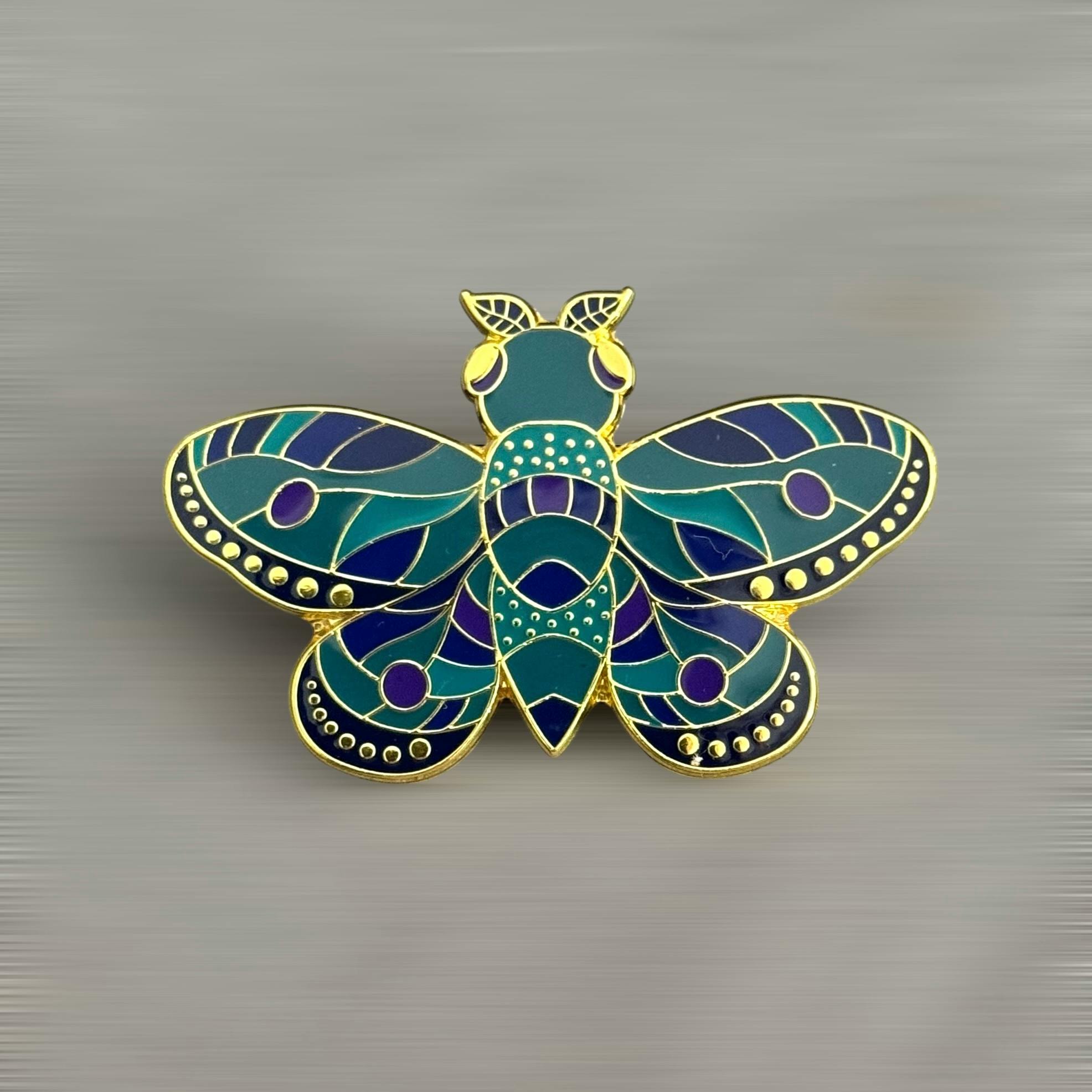 Jewel Flutter Pin