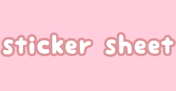 Sticker Sheet