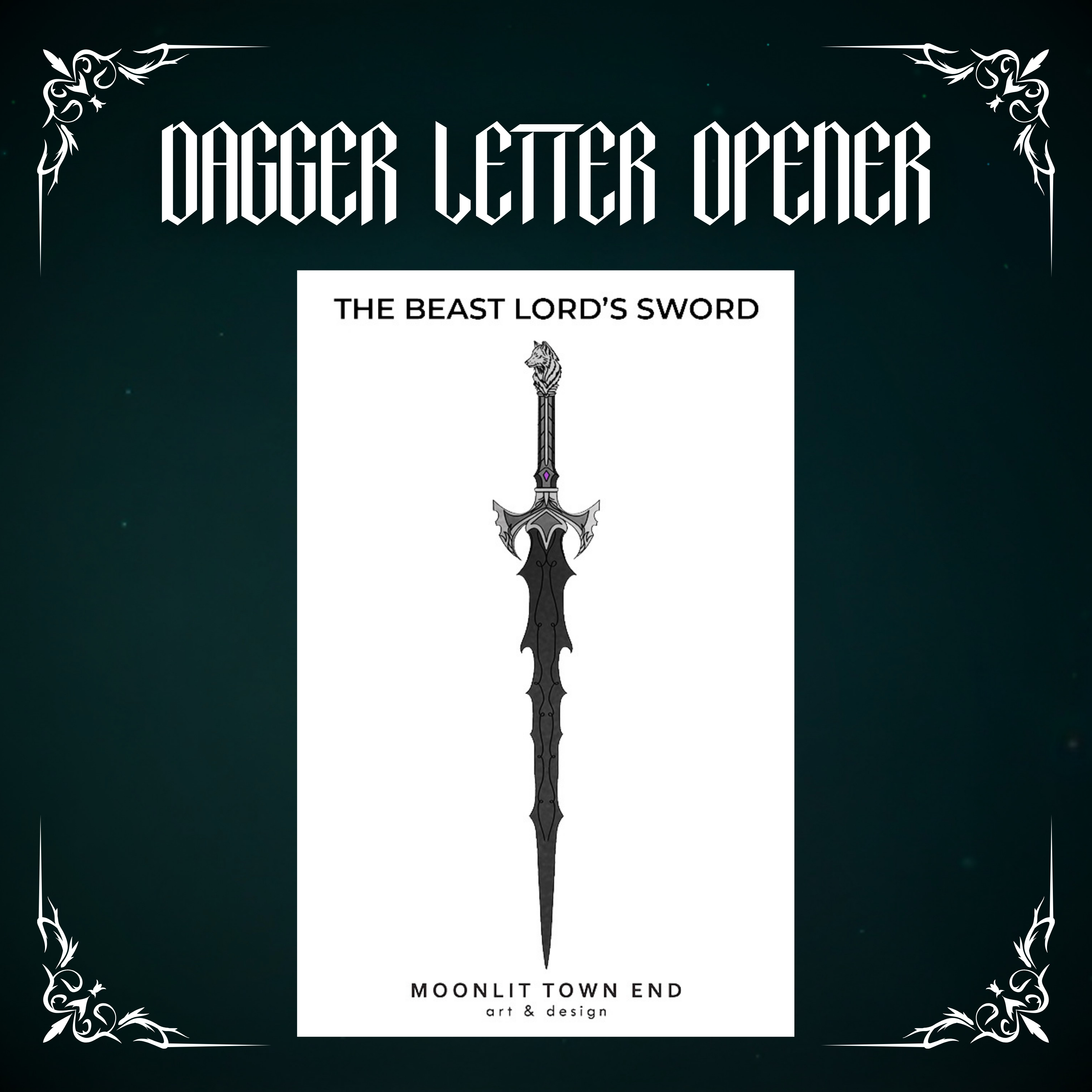 Wolf Blade Letter Opener