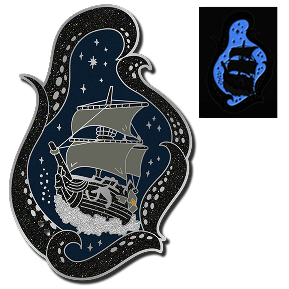 2" Black Maiden pin (ltd ed)