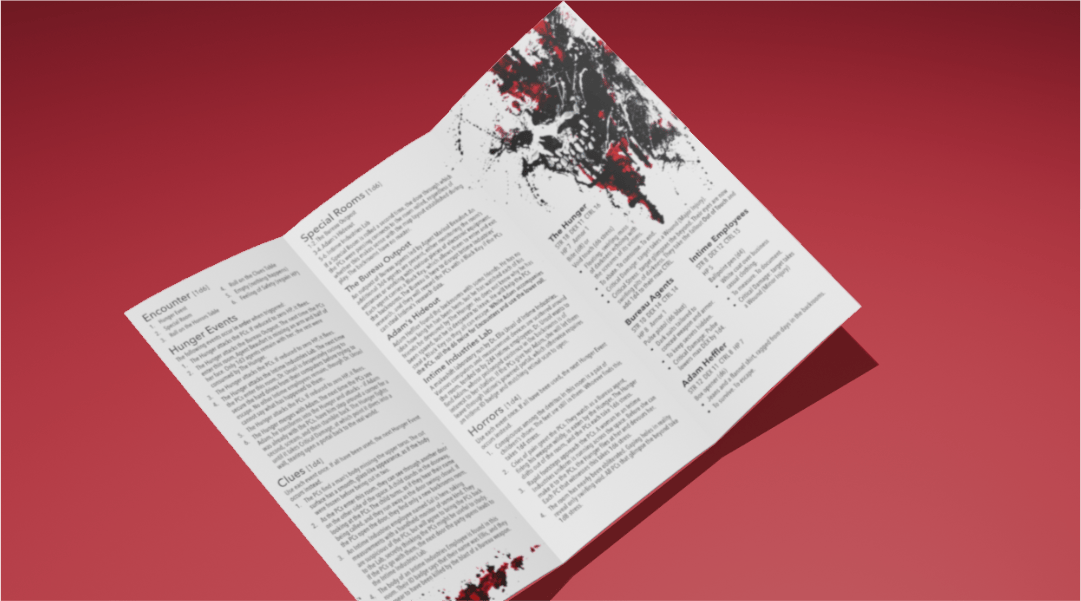 Mockup of The Hunger of Hours