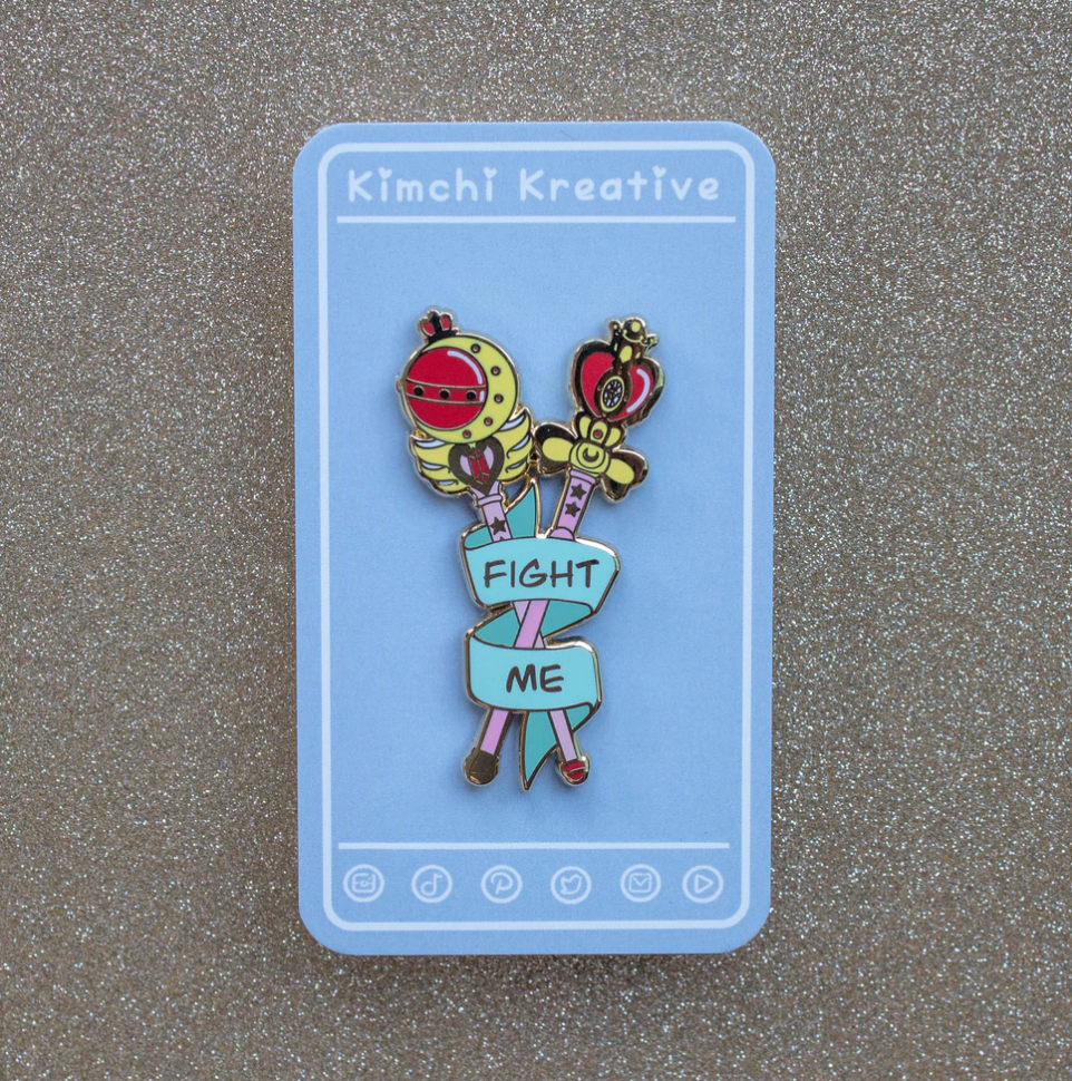 Fight Me Pin