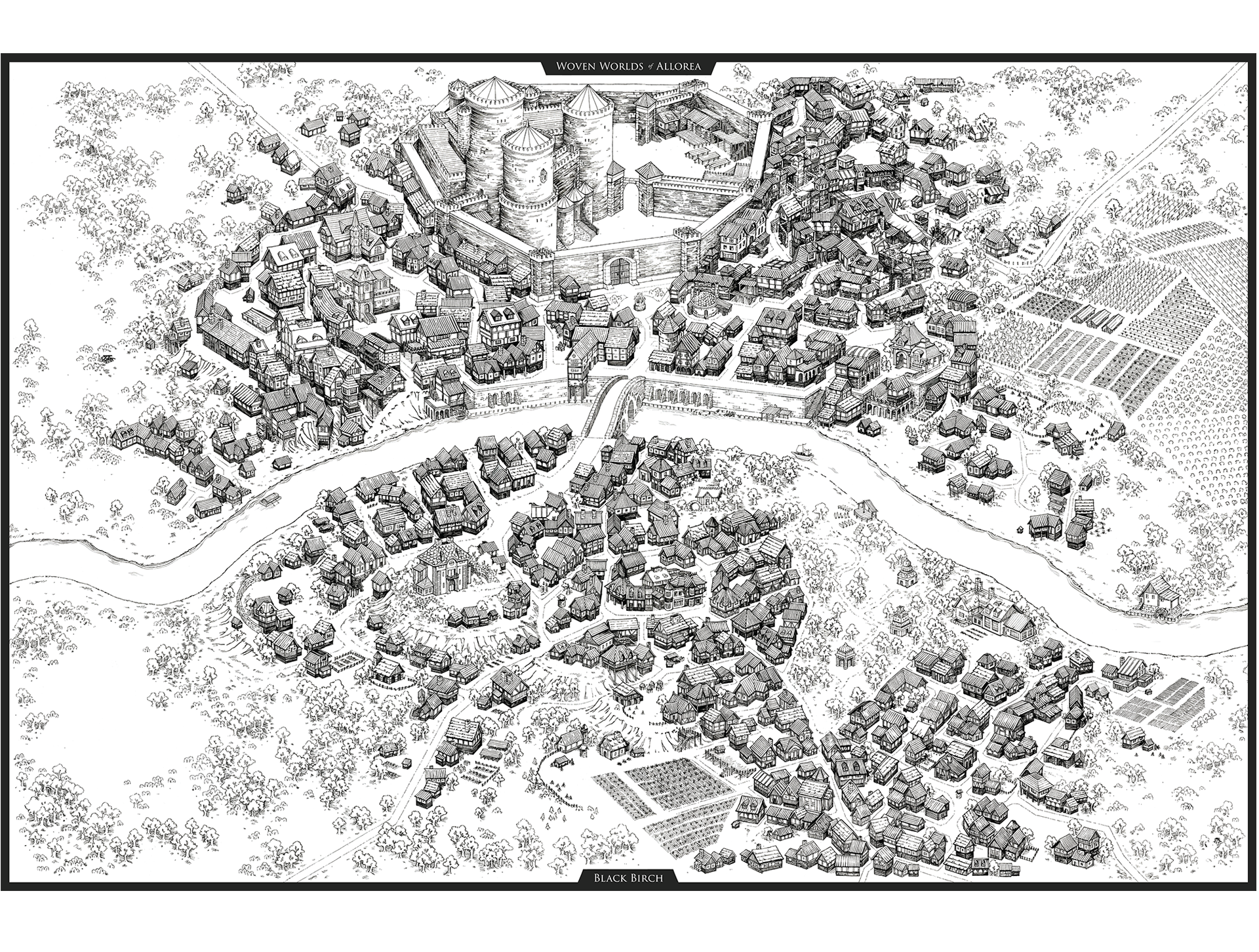 Map "Town of Black Birch"