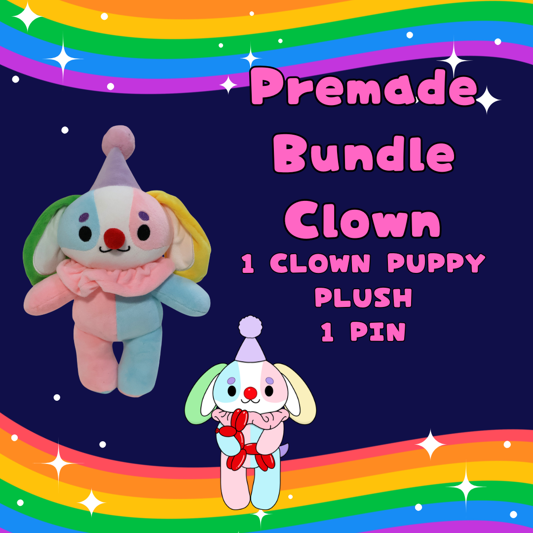 Premade Clown Puppy Bundle