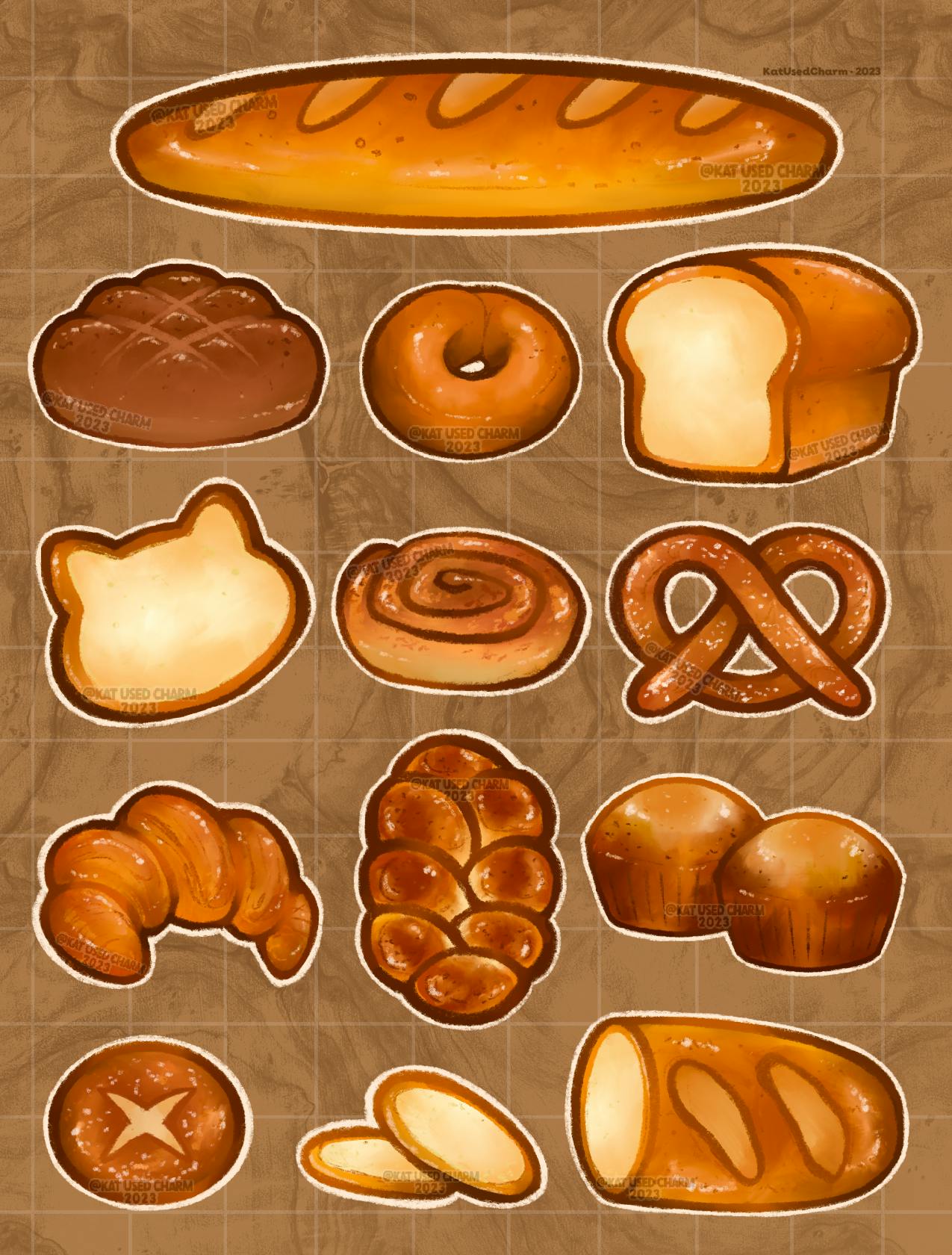 Bread Sticker Sheet