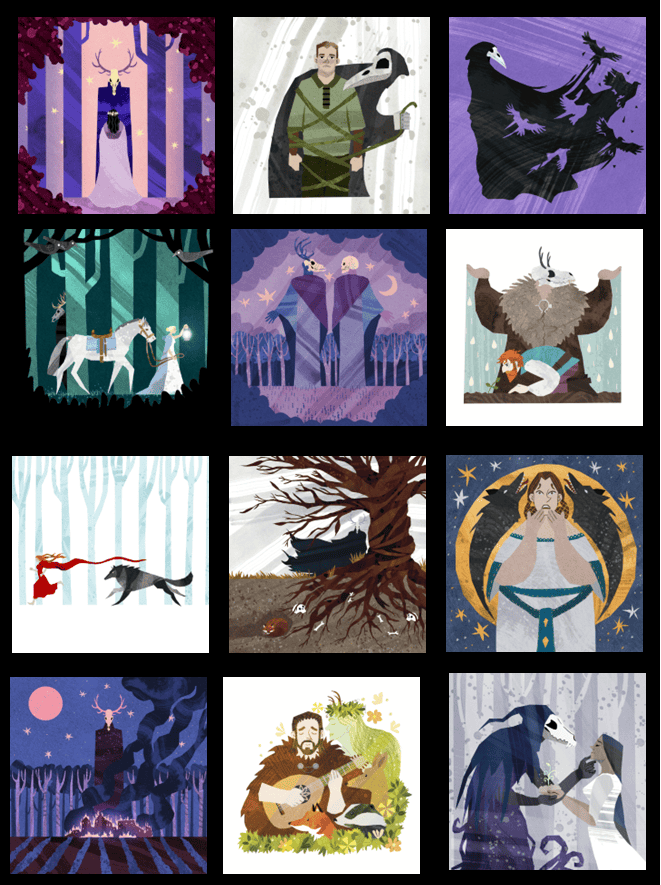 Forest Folk Signed Art Print Bundle
