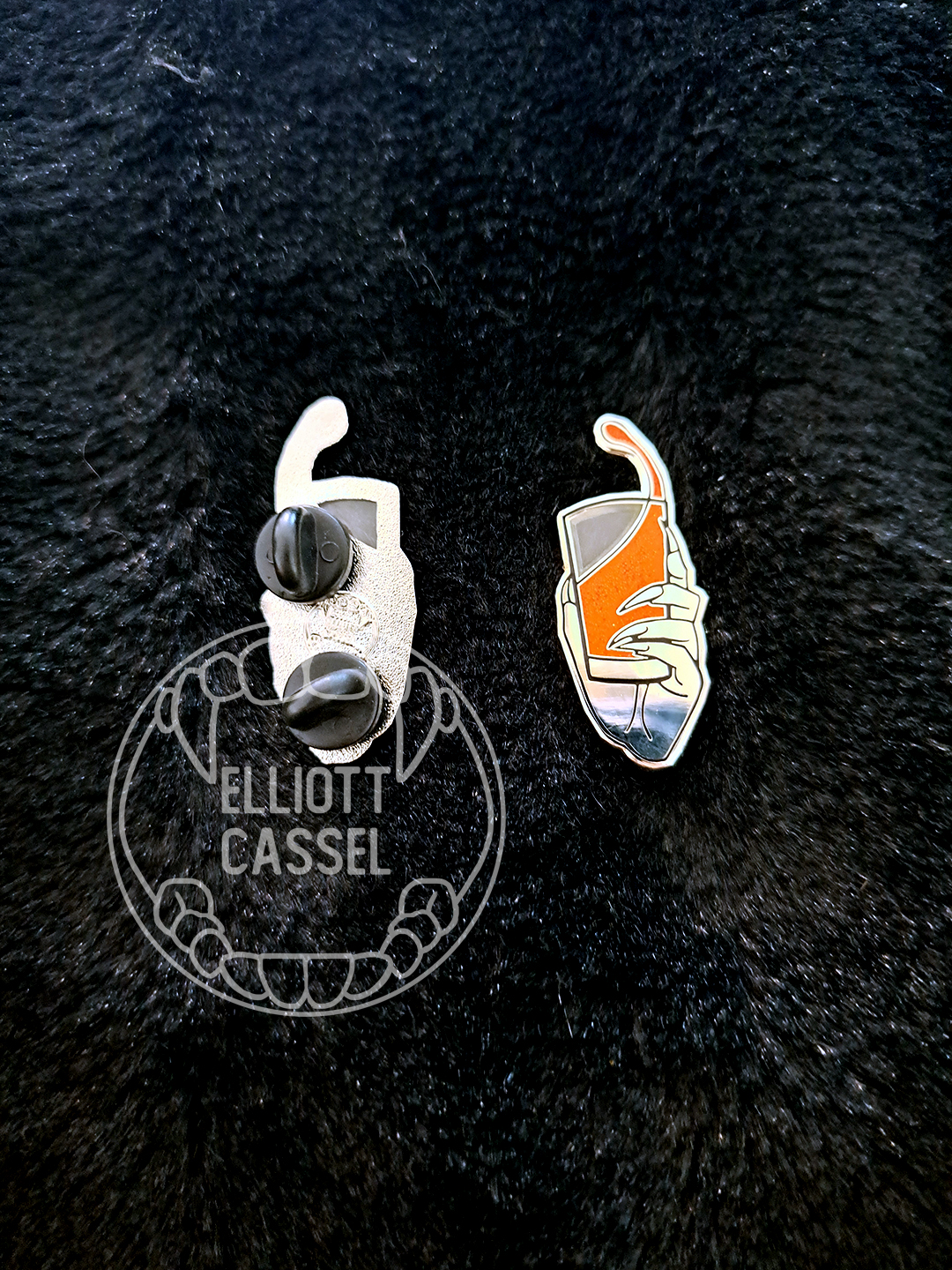 Sin in My Heart "Glass of Blood" Pin