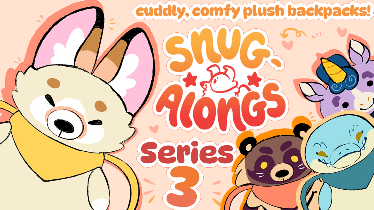 Snug-Alongs Plush Backpacks: Series 3