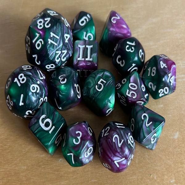 Seeds of (mis)Fortune DCC RPG Dice