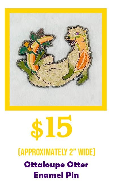 Ottaloupe Otter Enamel Pin