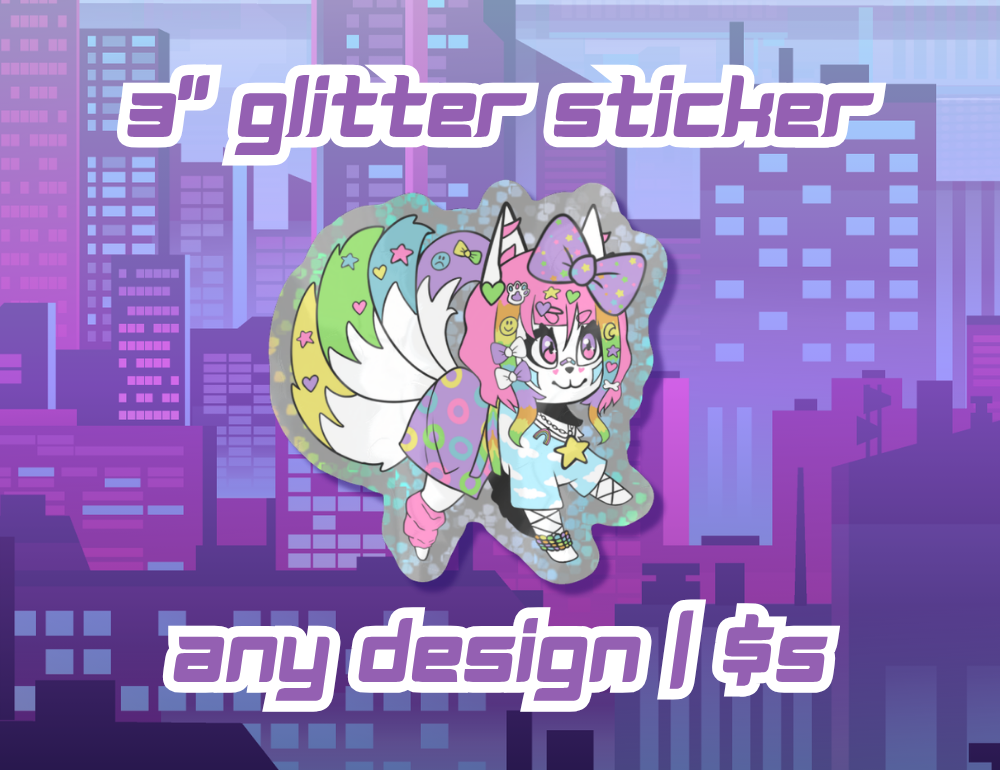 Glitter Sticker