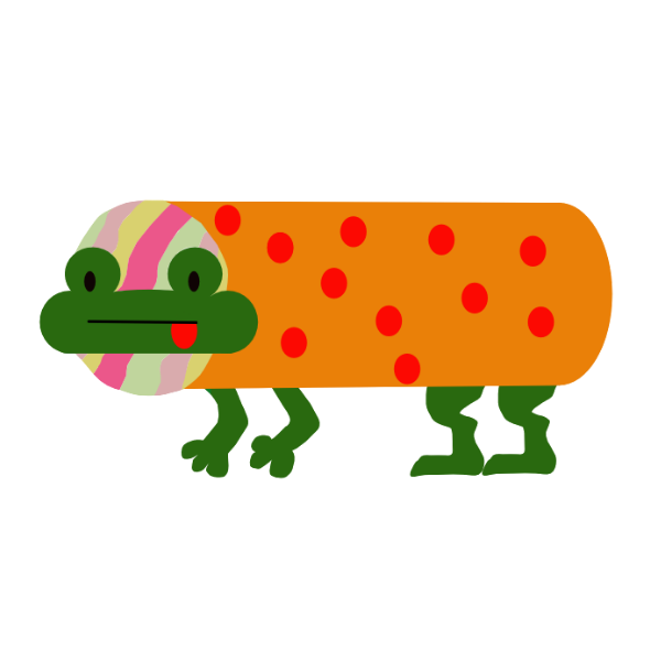 1x Single "Burritoad" Sticker