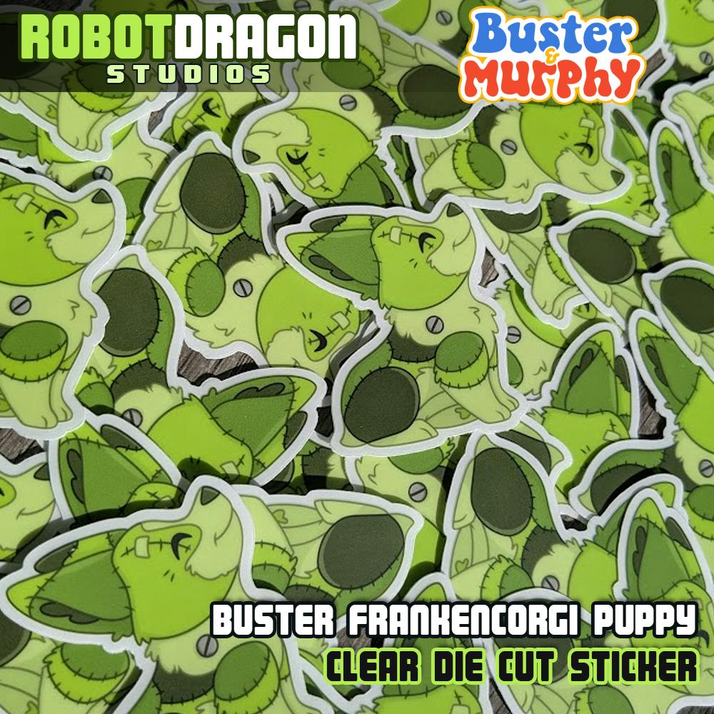 Buster Frankenpuppy Sticker