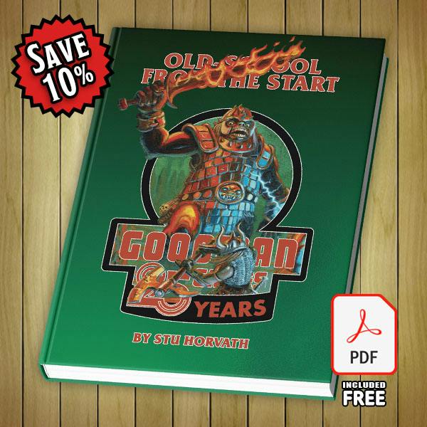 Old-School From The Start: 25 Years of Goodman Games, William McAusland Cover (Print+PDF)