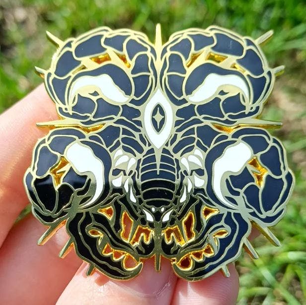 Gold Celestial Scorpion Pin