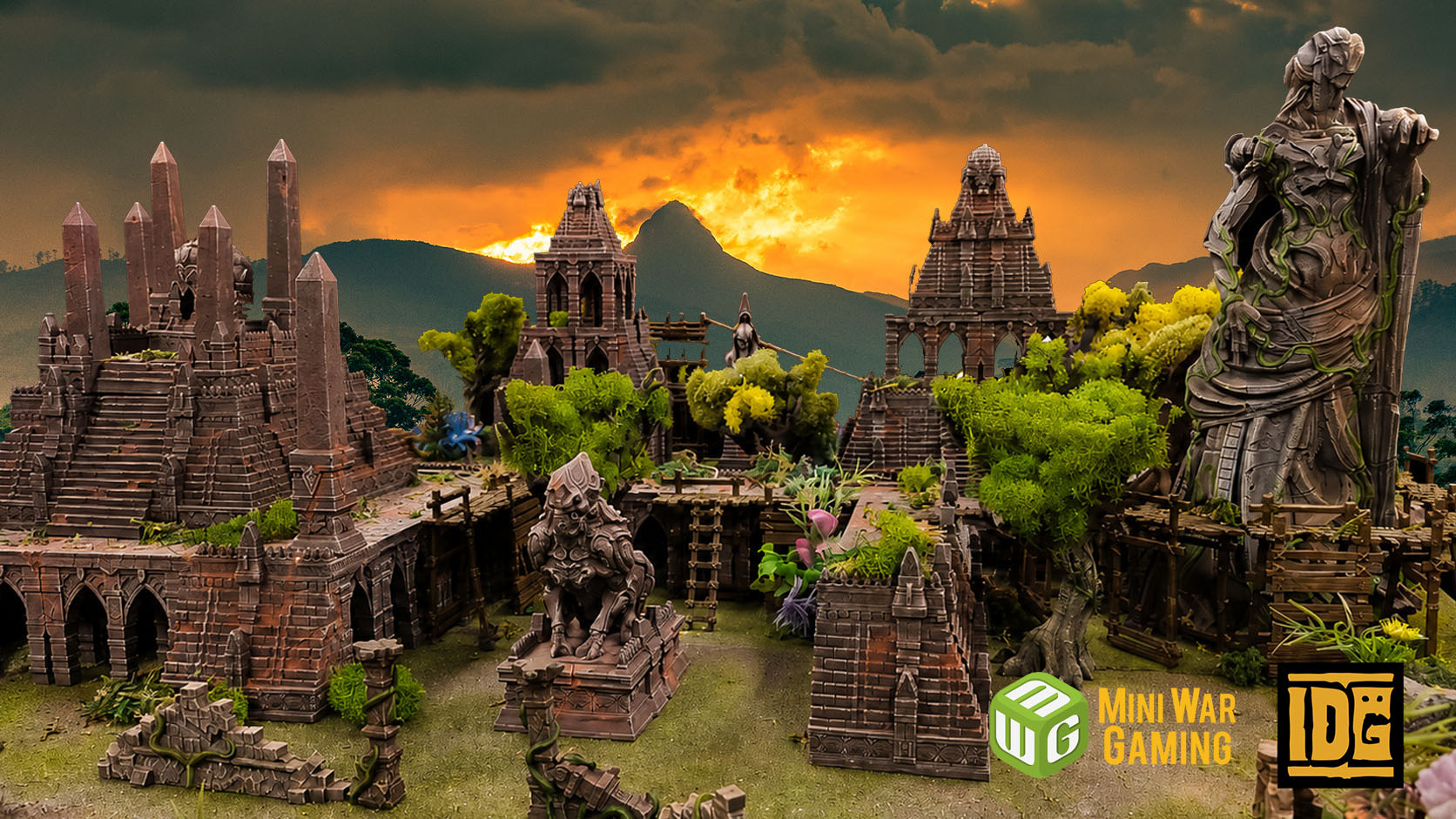 Temples of Drakenfell - 3D Printable Jungle Temple Ruins