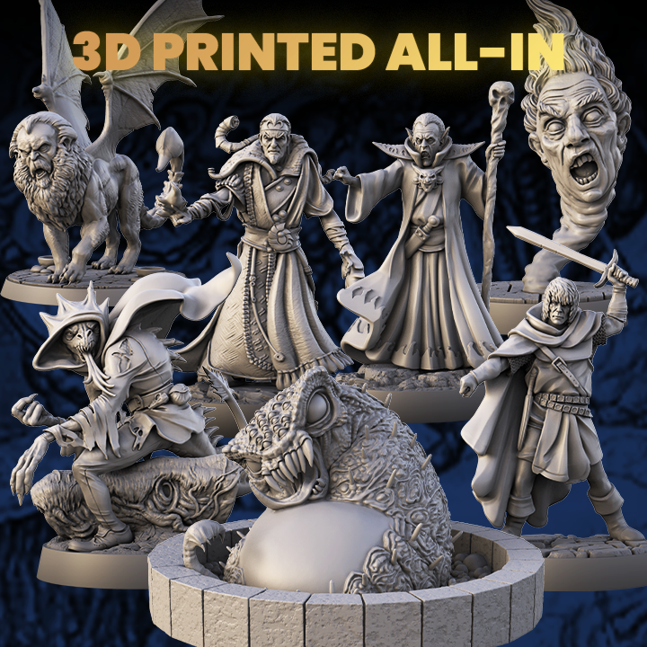 3D Printed Miniatures- All-in (Pioneers)