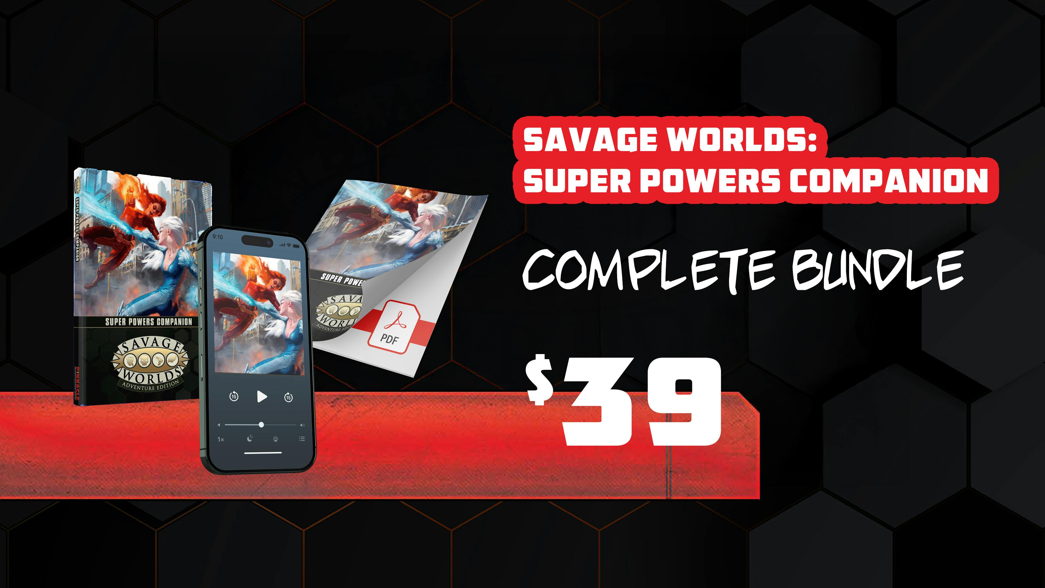 Savage Worlds Super Powers Companion Complete Bundle