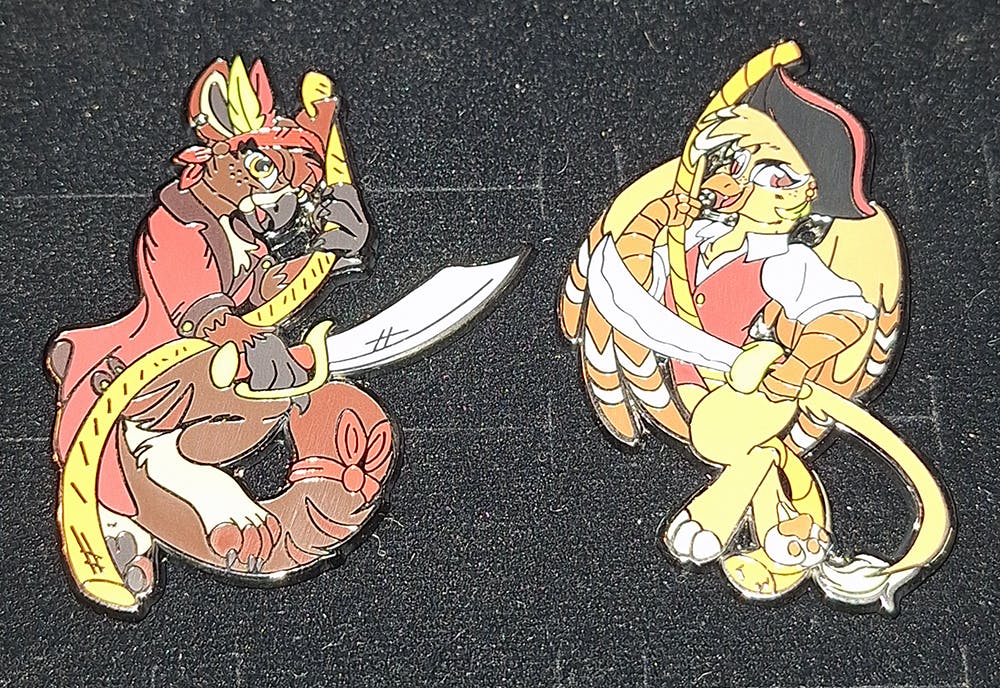 Cocoa and Cider Pirate Pin Set - 2021