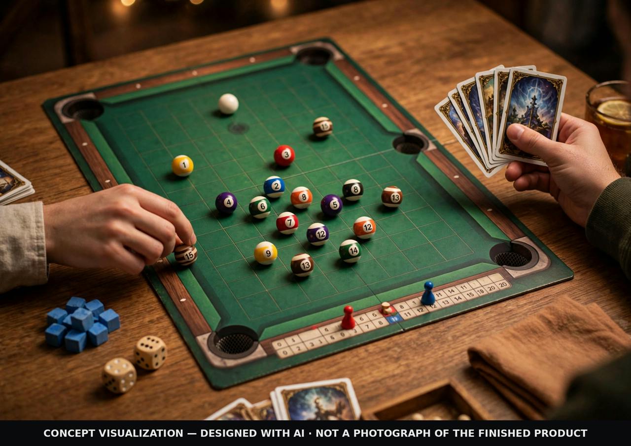 Run the Table: The Pool Strategy Card Game