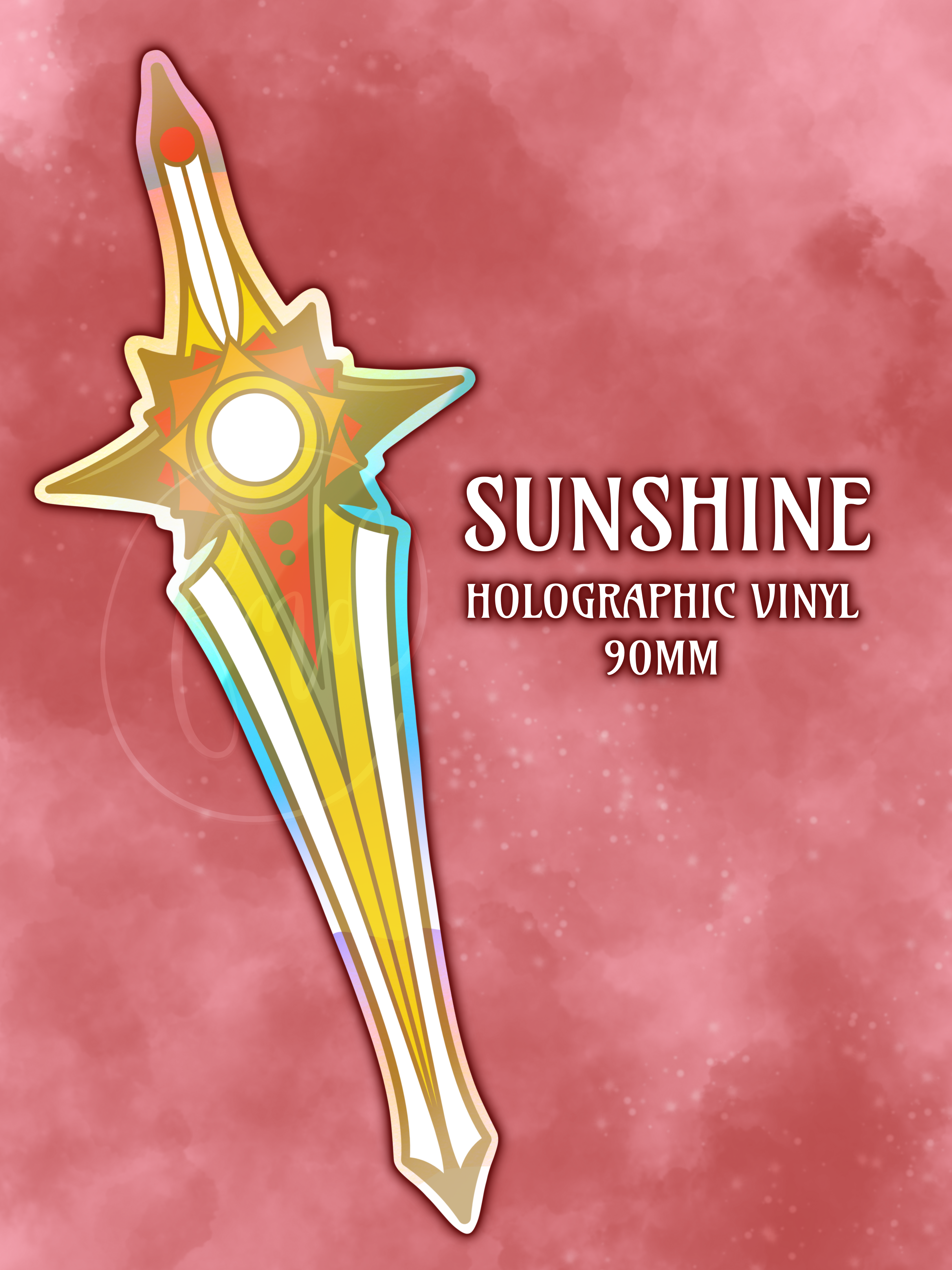 Sunshine Holographic Sticker