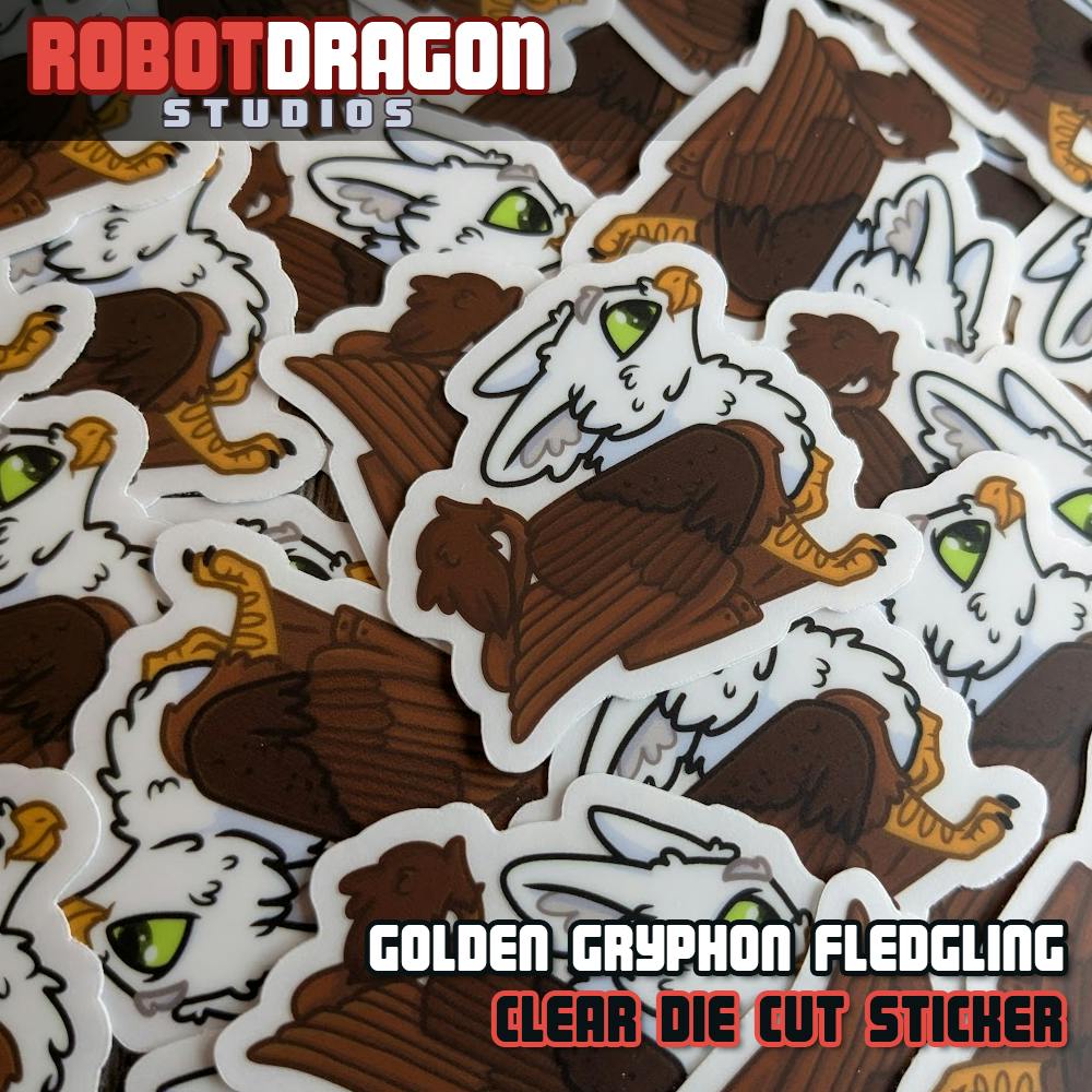 Golden Gryphon Fledgling Sticker