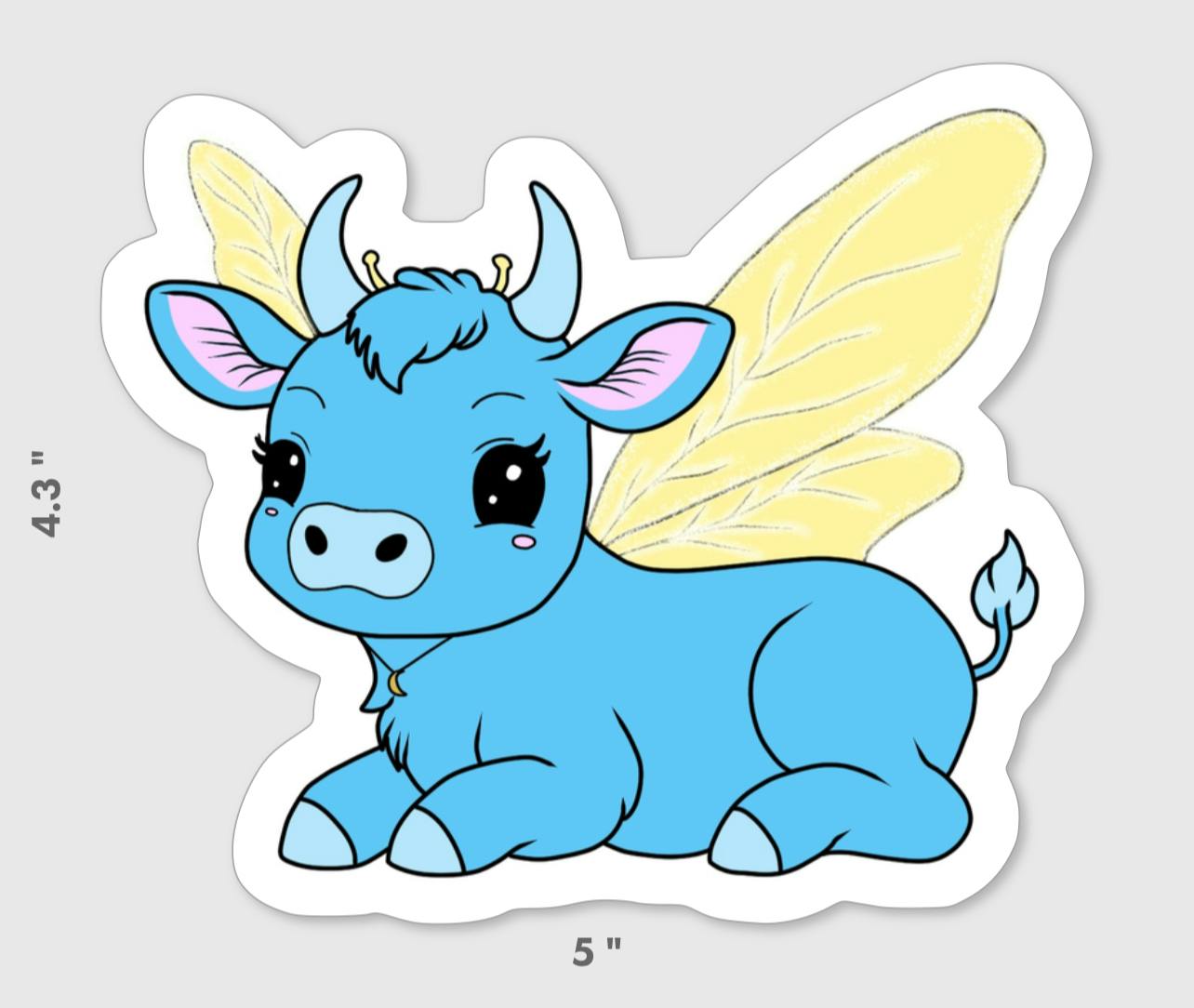 Fairy Cow Sticker
