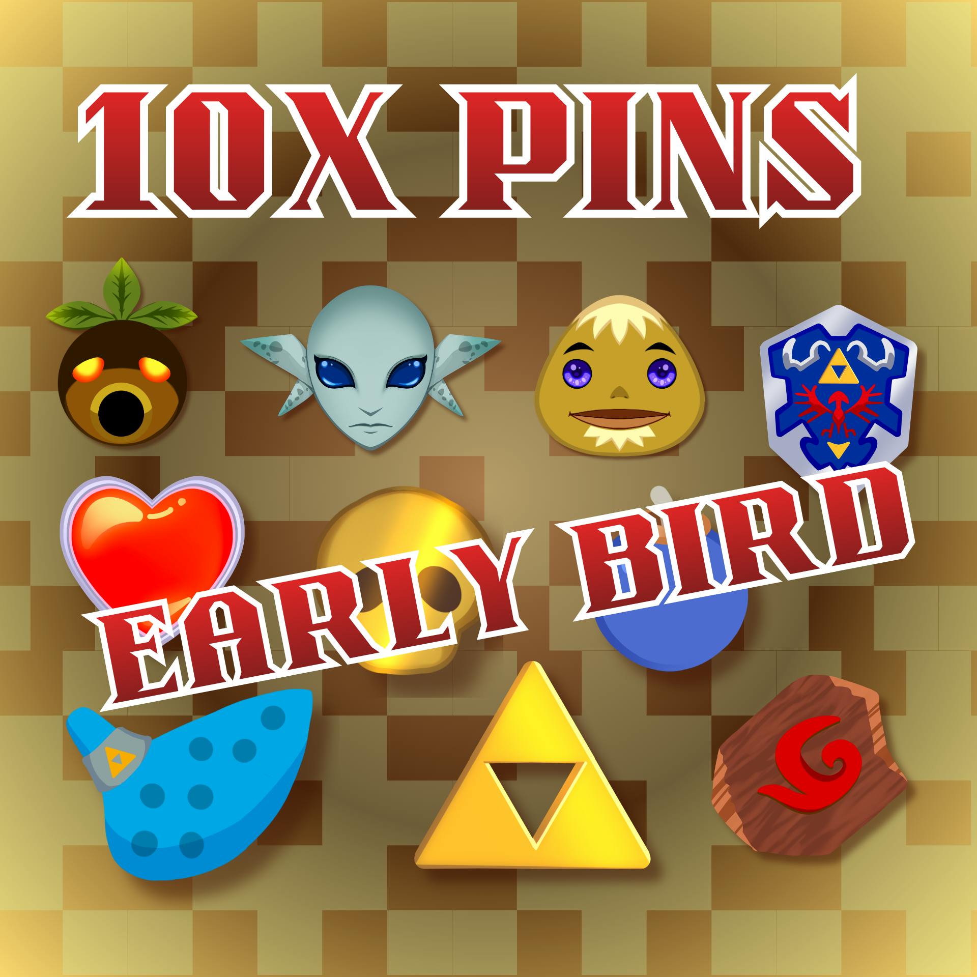 EARLY BIRD 10x Pin