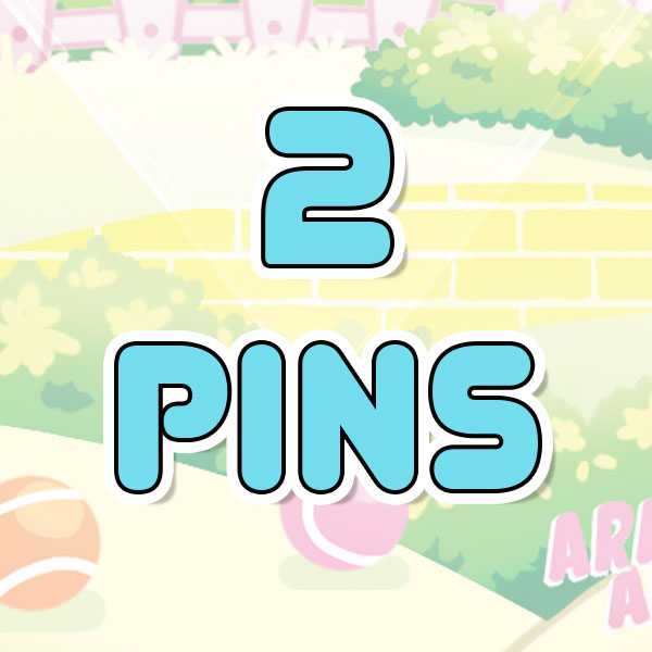 2 Enamel Pins