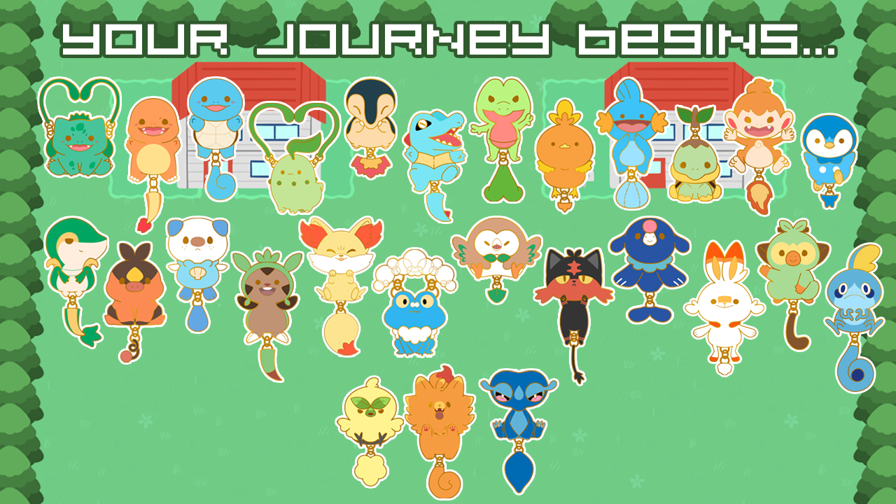 Your Journey Begins... A Pocket Monster Pin Series