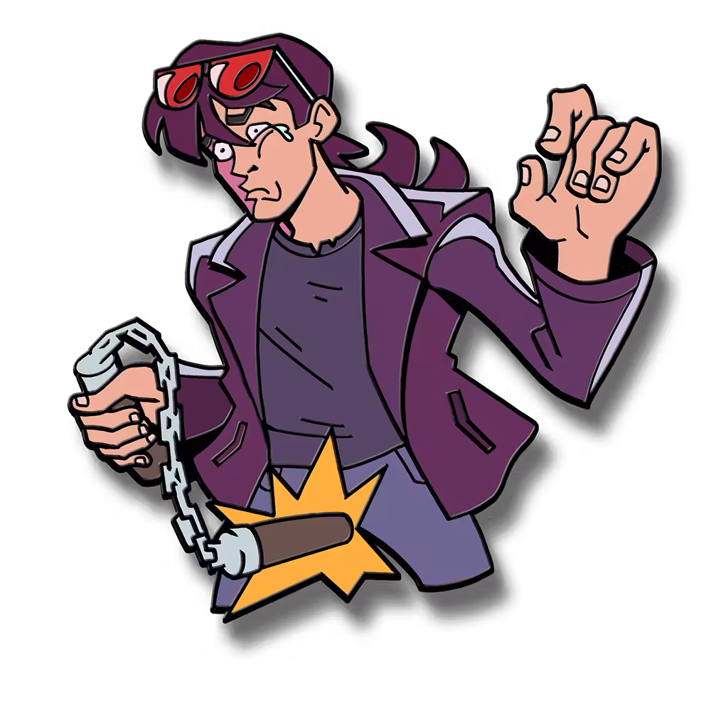 Nunchuck Glenn Pin