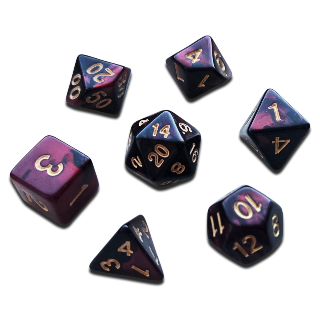 Dice Set (Abyssal Black)