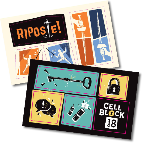 One stickers sheet (choose CB18 or Riposte!)