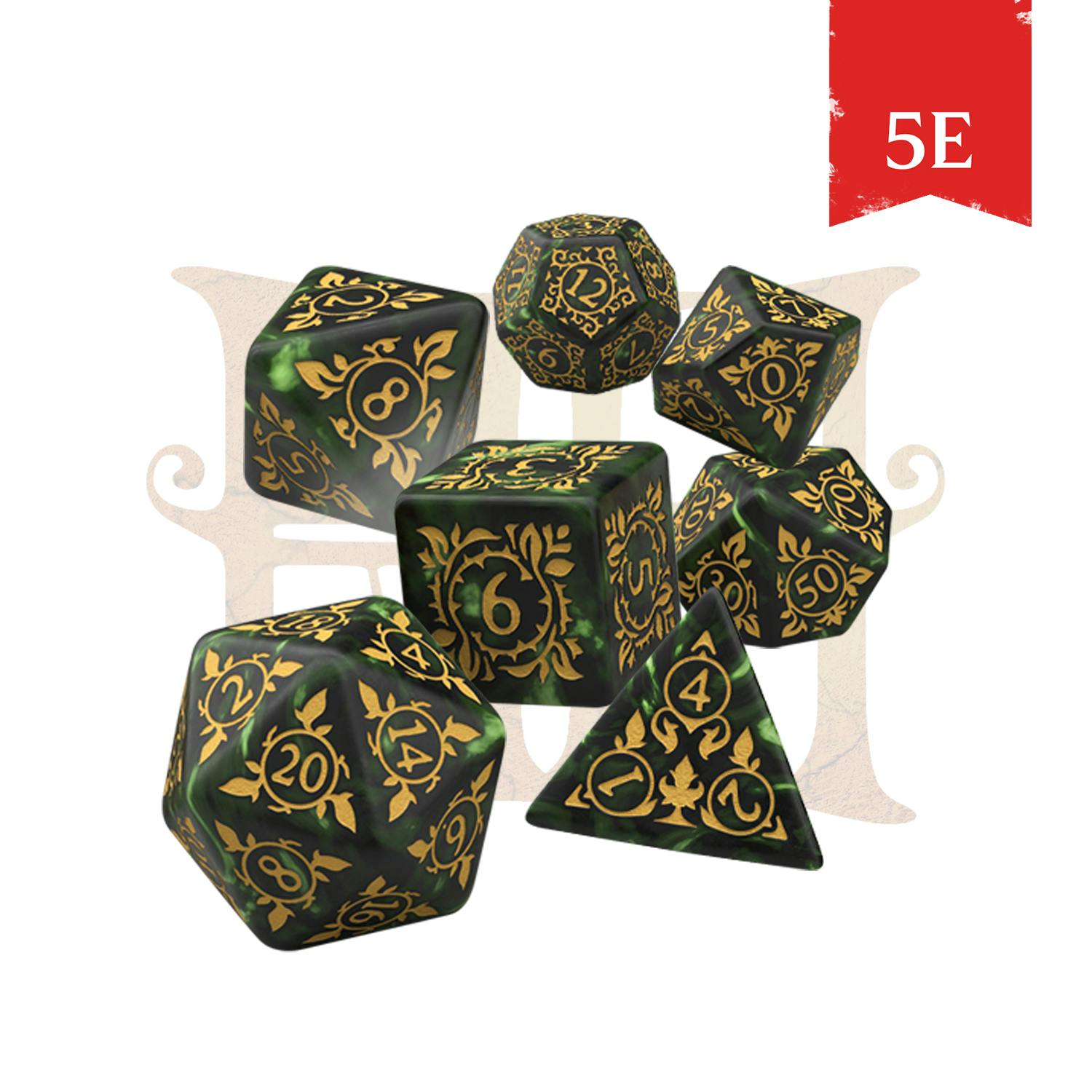 Green Dice Set